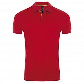 Рубашка поло мужская PATRIOT 200, красная с черным - фото