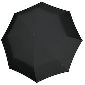 Зонт-трость U.900, черный с неоново-зеленым - фото