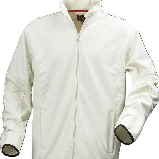 Куртка флисовая мужская LANCASTER, белая с оттенком слоновой кости - подробное фото