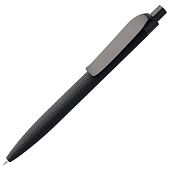 Ручка шариковая Prodir QS03 PRP Tyre Soft Touch, черная - фото
