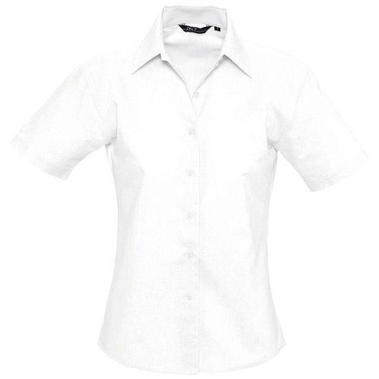 Рубашка женская с коротким рукавом ELITE, белая - подробное фото