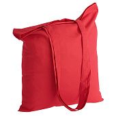 Холщовая сумка Basic 105, красная - фото