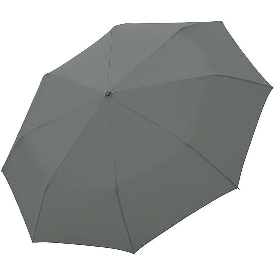 Зонт складной Fiber Magic, серый - подробное фото