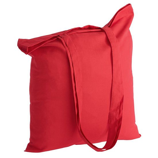 Холщовая сумка Basic 105, красная - подробное фото