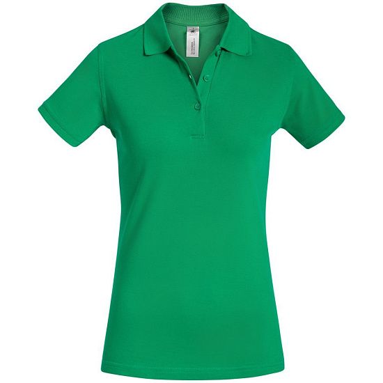 Рубашка поло женская Safran Timeless зеленая - подробное фото
