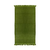 Полотенце для рук Essential с бахромой, оливково-зеленое - фото