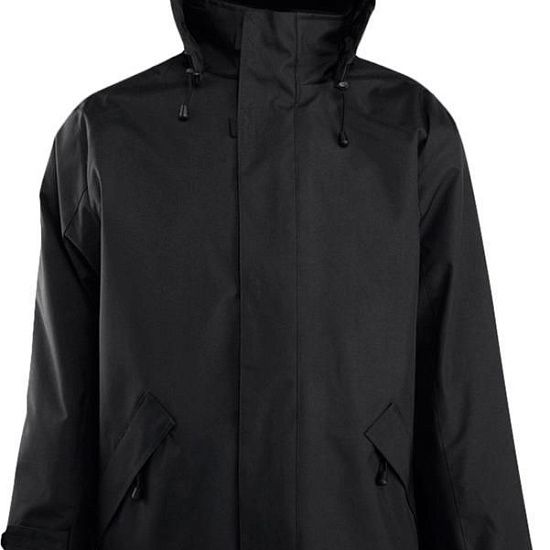 Куртка на стеганой подкладке River, черная - подробное фото