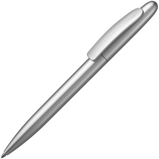 Ручка шариковая Moor Silver, серебристая - подробное фото