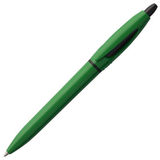 Ручка шариковая S! (Си), зеленая - подробное фото
