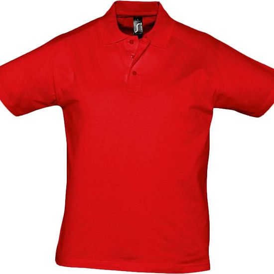 Рубашка поло мужская Prescott Men 170, красная - подробное фото