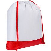 Рюкзак детский Classna, белый с красным - фото