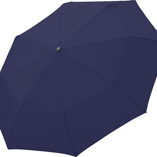 Зонт складной Fiber Magic, темно-синий - подробное фото
