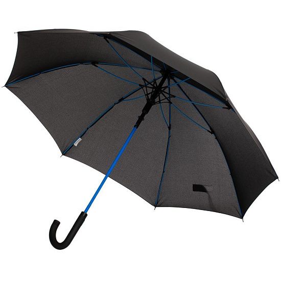 Зонт-трость с цветными спицами Color Power, синий - подробное фото