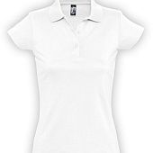 Рубашка поло женская Prescott Women 170, белая - фото