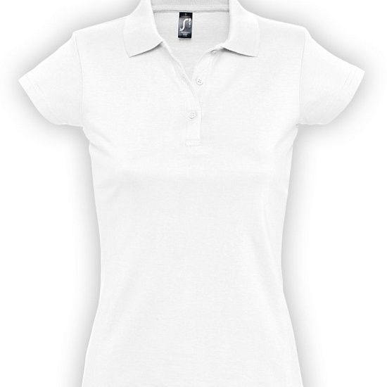 Рубашка поло женская Prescott Women 170, белая - подробное фото