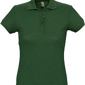 Рубашка поло женская PASSION 170, темно-зеленая - фото