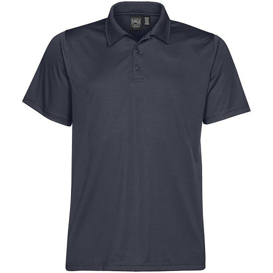 Рубашка поло мужская Eclipse H2X-Dry, темно-синяя - подробное фото