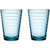 Набор больших стаканов Aino Aalto, голубой - фото