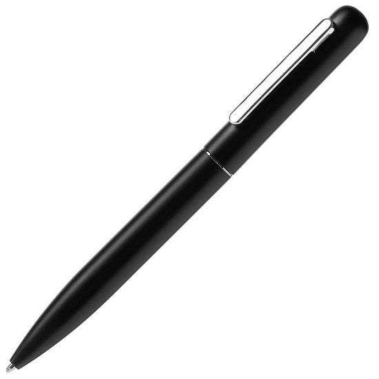 Ручка шариковая Scribo, матовая черная - подробное фото