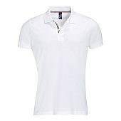 Рубашка поло мужская PATRIOT 200, белая с красным - фото