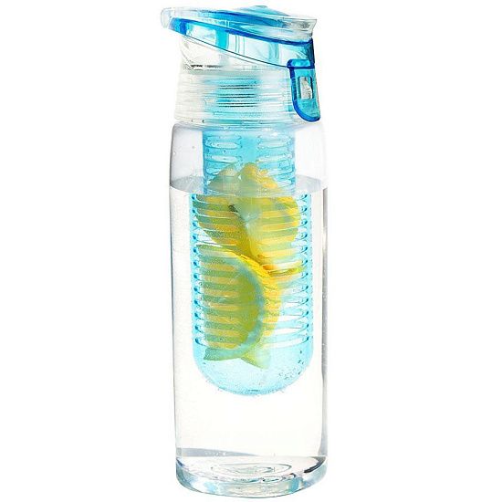 Бутылка для воды Flavour It 2 Go, голубая - подробное фото