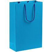 Пакет бумажный Porta M, голубой - фото