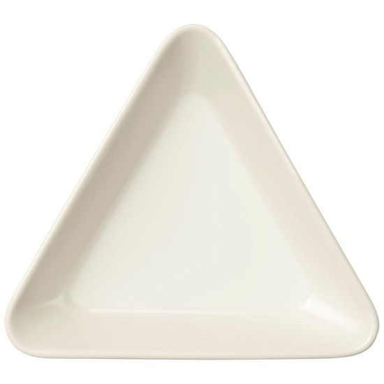 Тарелка Teema, треугольная, белая - подробное фото