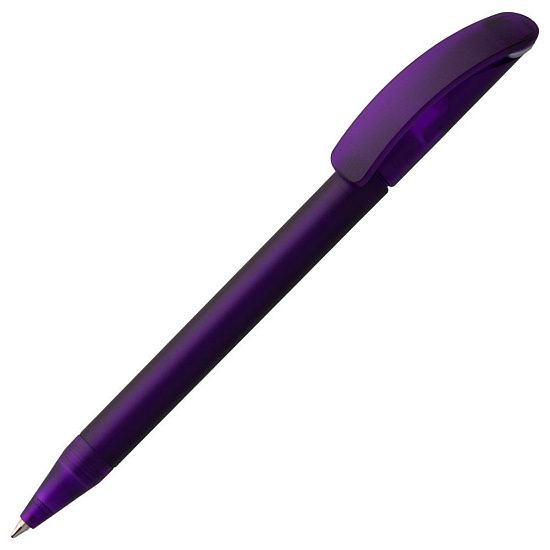 Ручка шариковая Prodir DS3 TFF Ring, фиолетовая с серым - подробное фото