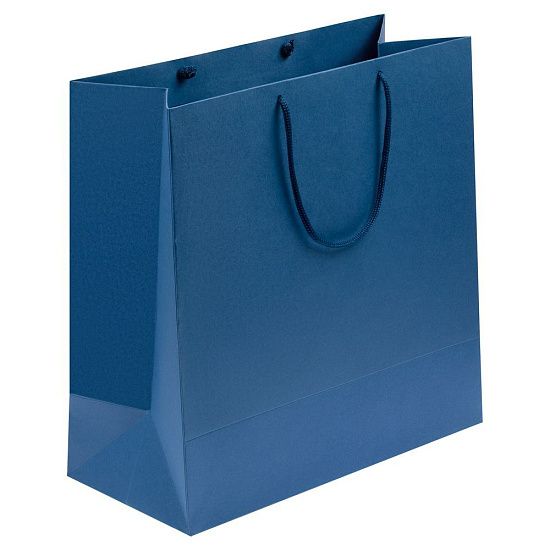 Пакет бумажный Porta L, синий - подробное фото