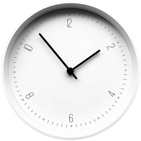 Часы настенные Lite, белые - подробное фото