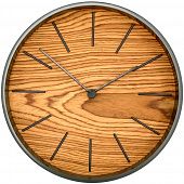 Часы настенные Largo, дуб - фото