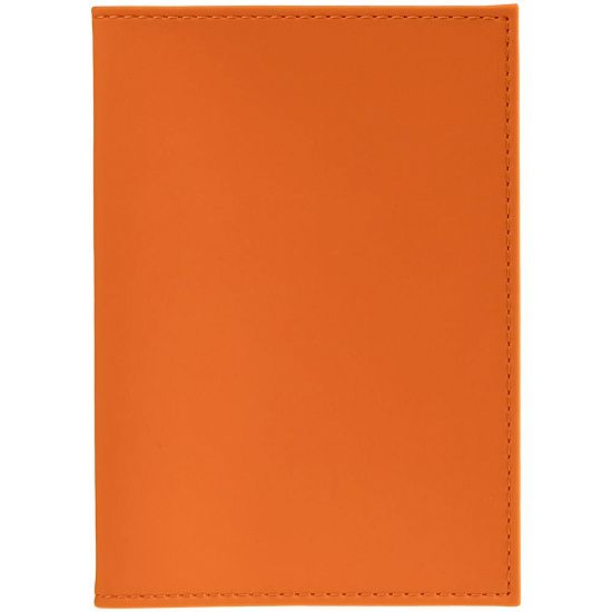 Обложка для паспорта Shall, оранжевая - подробное фото