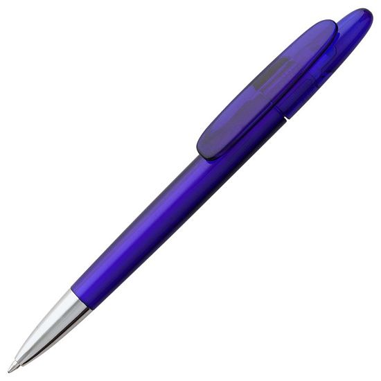 Ручка шариковая Prodir DS5 TTC, синяя - подробное фото