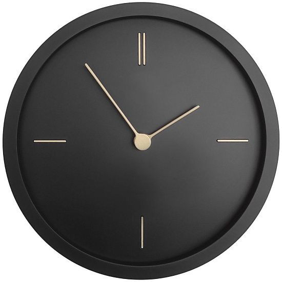 Часы настенные Bronco Thelma, черные - подробное фото