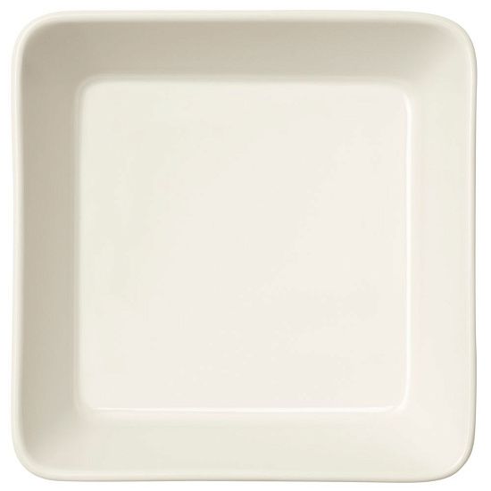 Тарелка Teema, квадратная, белая - подробное фото