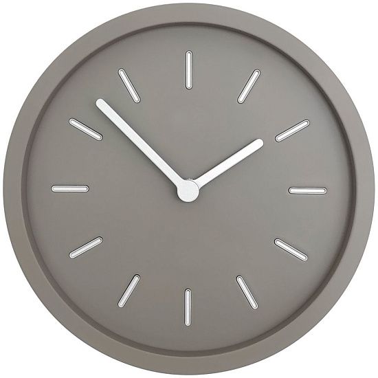 Часы настенные Bronco Sophie, серо-бежевые - подробное фото