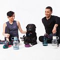 Бутылка для воды с миской для питомца Dog Water Bowl Lite, белая