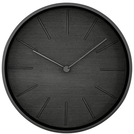 Часы настенные Plato, черное дерево - подробное фото