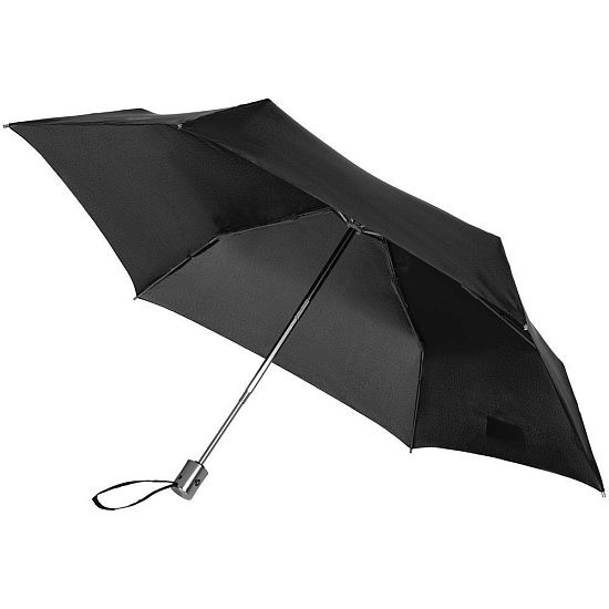 Зонт складной Karissa Slim, автомат, черный - подробное фото