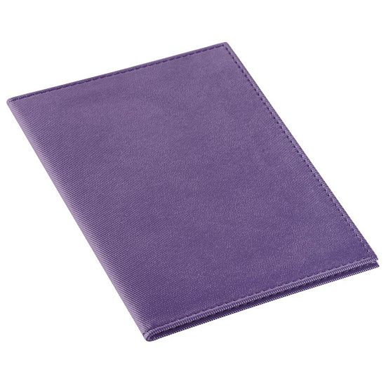 Обложка для паспорта Twill, фиолетовая - подробное фото