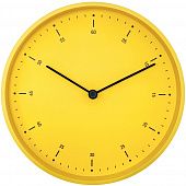 Часы настенные Cleo, желтые - фото