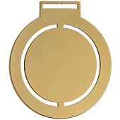 Медаль Steel Rond, золотистая - фото