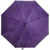 Складной зонт Magic с проявляющимся рисунком, фиолетовый - фото