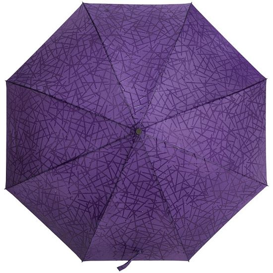 Складной зонт Magic с проявляющимся рисунком, фиолетовый - подробное фото