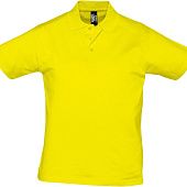 Рубашка поло мужская Prescott Men 170, желтая (лимонная) - фото