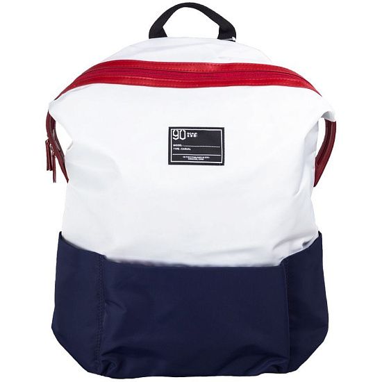 Рюкзак для ноутбука Lecturer Leisure Backpack, белый с темно-синим - подробное фото
