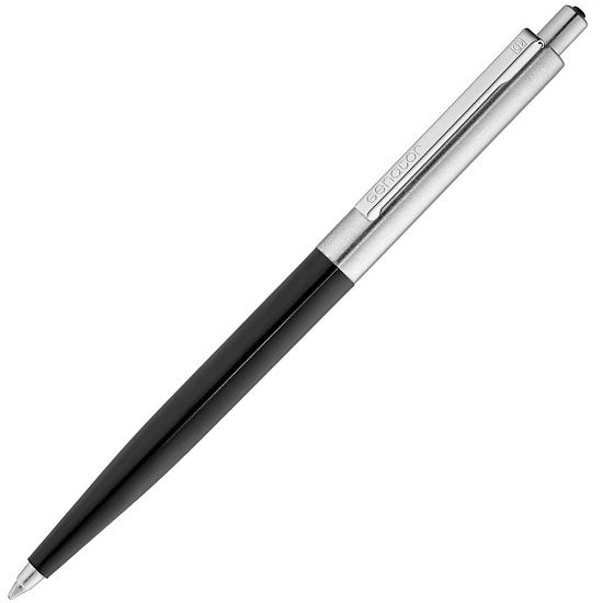 Ручка шариковая Senator Point Metal, черная - подробное фото