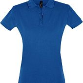 Рубашка поло женская PERFECT WOMEN 180 ярко-синяя - фото