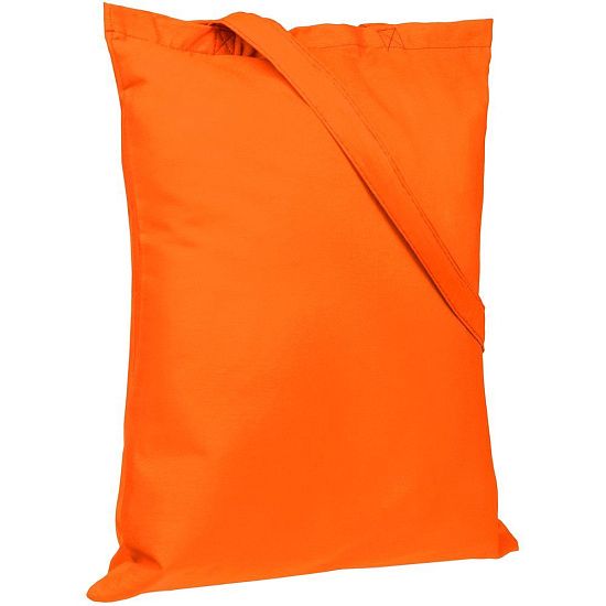 Холщовая сумка Basic 105, оранжевая - подробное фото