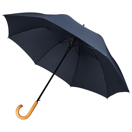 Зонт-трость Classic, темно-синий - подробное фото